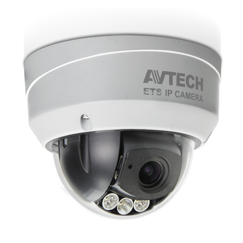 AVTECH 1.3 MEGAPIXEL IP telecamera CCTV piedistallo con monitor AVN304 UK STOCK 